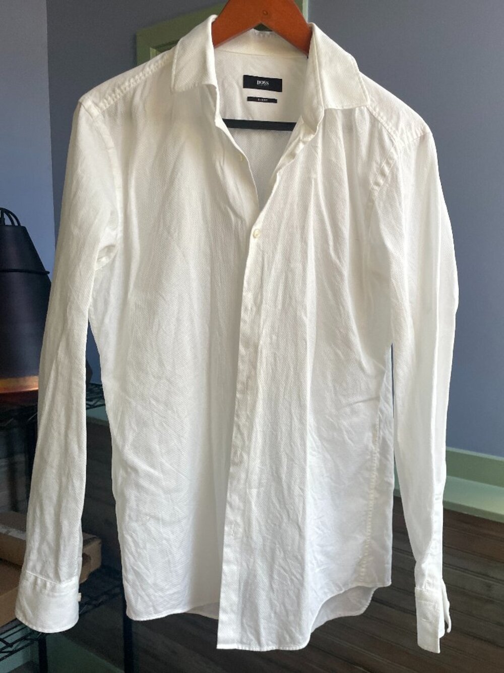 Almost new BOSS white dress shirt